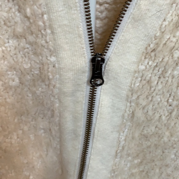 Anthropologie cotton lambs wool‎ blend zip up cardigan. Brand new. Retail 170 - Picture 3 of 7